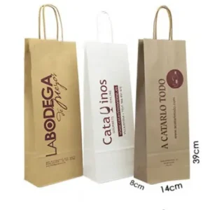 Bolsas para botellas de vino personalizadas