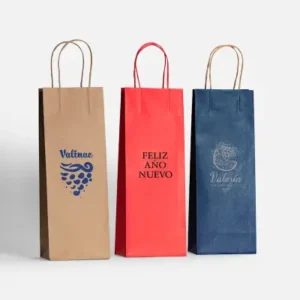 Bolsas para botellas personalizadas con logotipo