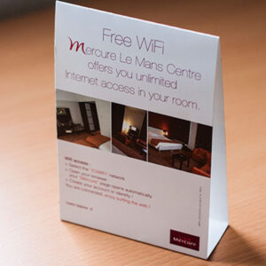 Displays Publicitarios de mesa impresos