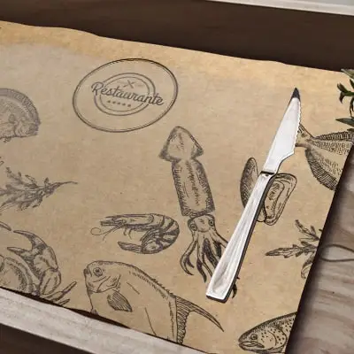 Manteles de papel para Restaurantes