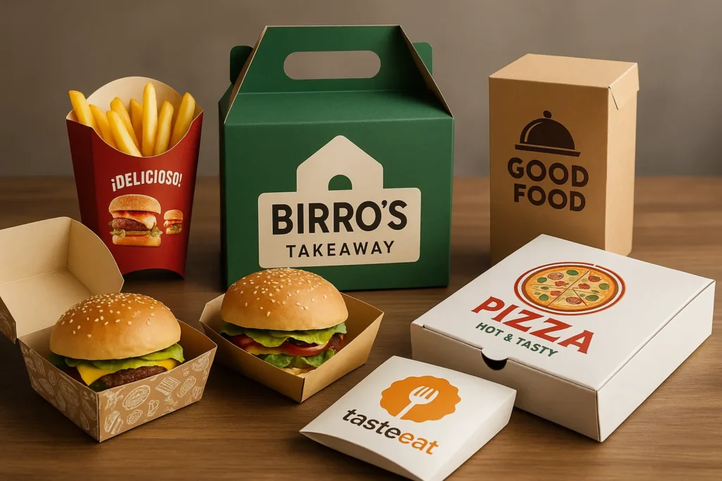 Cómo las cajas y empaques personalizados para restaurantes potencian tu negocio
