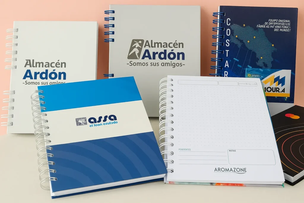 Impresión de cuadernos personalizados: calidad y creatividad para tu marca