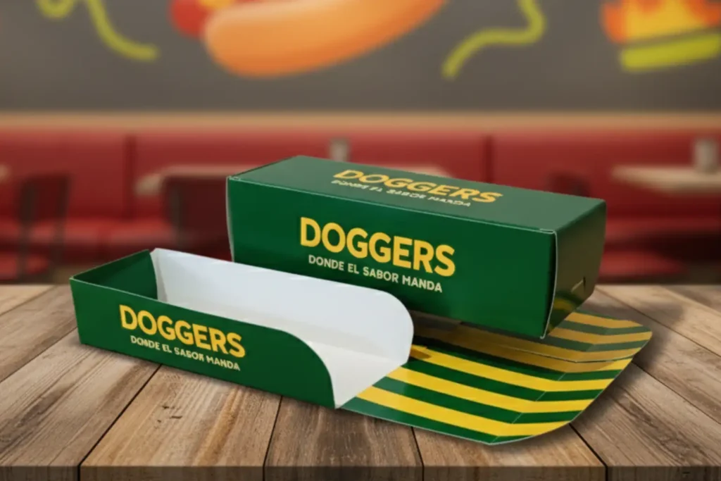 Imprimir cajas personalizadas para perros calientes