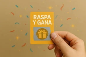 tarjetas raspables personalizadas