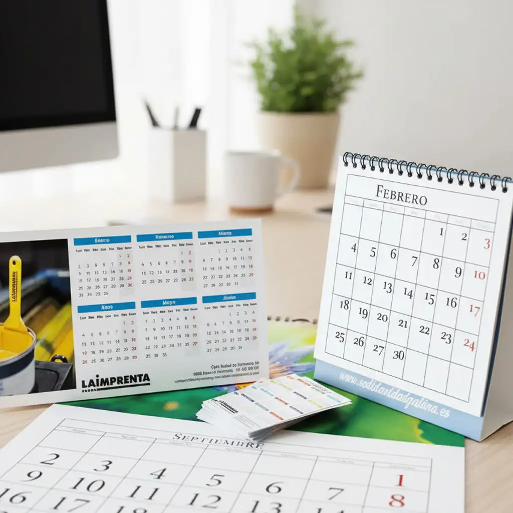 Calendarios 2026 Impresion personalizada para empresas
