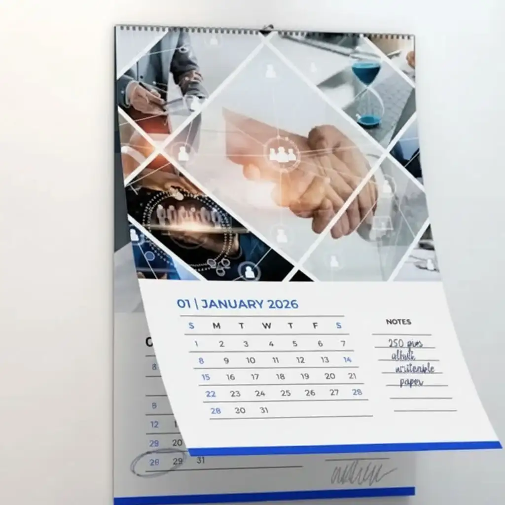 calendario de pared 2026 personalizado para empresas