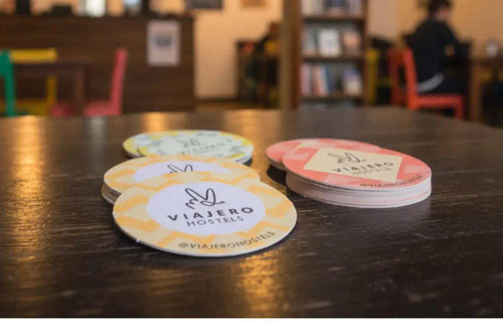 Posavasos full color en cartón absorbente